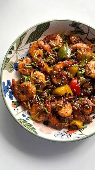 Chilli Prawns